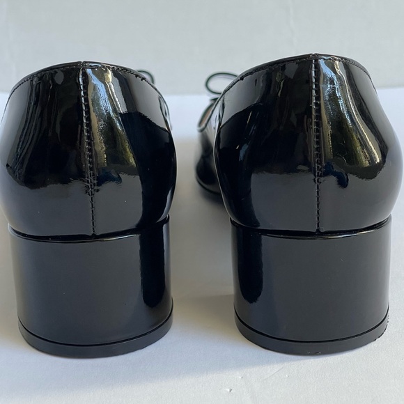 Salvatore Ferragamo Black Patent Leather Bow Pumps Women USA SZ 8 + Dust-bag - Picture 3 of 16
